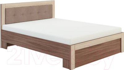 Двуспальная кровать Сакура Реал-Люкс №16М 160 (шимо темный/шимо светлый)
