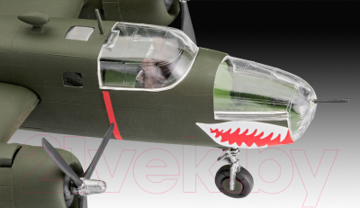 Сборная модель Revell Easy-Click Американский бомбардировщик B-25 Mitchell 1:72 (03650)