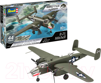 Сборная модель Revell Easy-Click Американский бомбардировщик B-25 Mitchell 1:72 (03650)