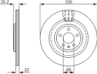 

Тормозной диск, 0986479749