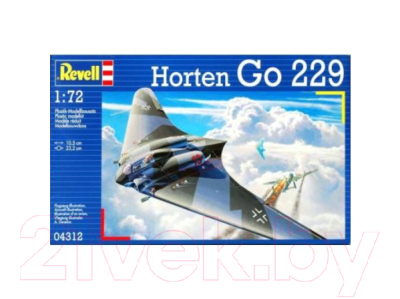 Сборная модель Revell Немецкий самолет Horten Go 229 1:72 / 04312