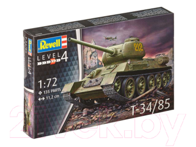 Сборная модель Revell Советский танк Т-34/85 1:72 / 03302