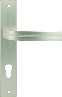 Ручка дверная Нора-М 106-85 мм (белый жемчуг) - 