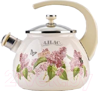 Чайник со свистком LAUREL Lilac L92711