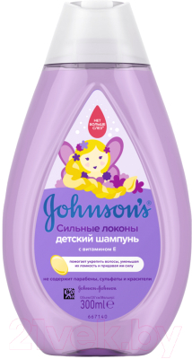 Шампунь детский Johnson's Baby Сильные локоны (300мл)