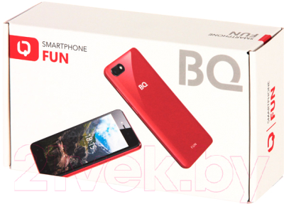 Смартфон BQ Fun BQ-5002G (красный глянцевый)