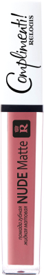 

Жидкая помада для губ Relouis, Nude Matte Complimenti матовая тон 12