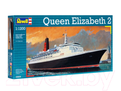 Сборная модель Revell Океанский лайнер Queen Elizabeth 2 1:1200 / 05806