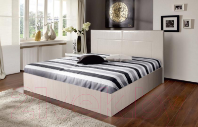 Полуторная кровать Мебель-Парк Аврора 4 200x140 (светлый)