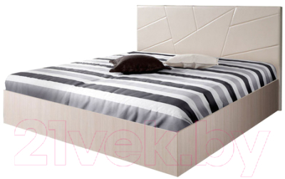 Полуторная кровать Мебель-Парк Аврора 7 200x120 (светлый)