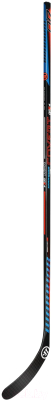 Клюшка хоккейная Warrior Covert QRE4 Grip 75 / QRE475G8-RGT (черный/синий/красный)