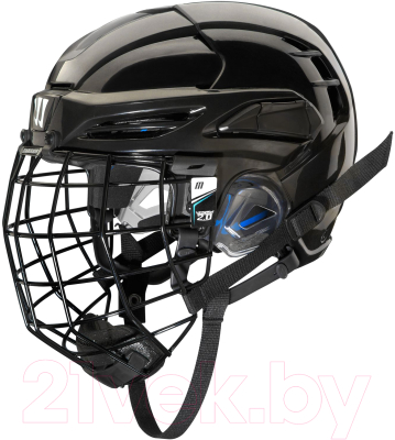 Шлем хоккейный Warrior Covert PX2 Combo Slvcage / PX2HCS6-BK-L (черный)