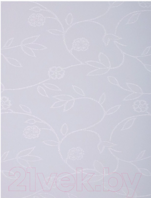 Рулонная штора Delfa Сантайм Жаккард Версаль СРШ-01М 8701 (48x170, белый)
