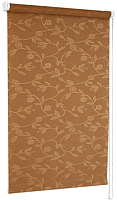 Рулонная штора Delfa Сантайм Жаккард Версаль СРШ-01М 8714 (34x170, какао) - 