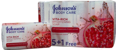 

Набор мыла Johnson's, Body Care Vita Rich с экстрактом граната