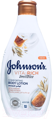 

Лосьон для тела Johnson's, Vita Rich смузи с йогуртом овсом и медом ухаживающий