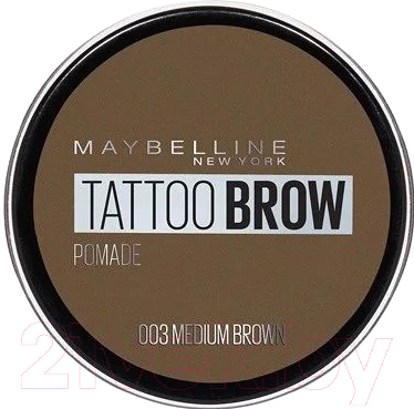 

Помада для бровей Maybelline New York, Брюнет/шатен (коричневый), Tattoo Brow Pomade 03