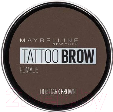 Помада для бровей Maybelline New York Tattoo Brow Pomade 05 (темно-коричневый)