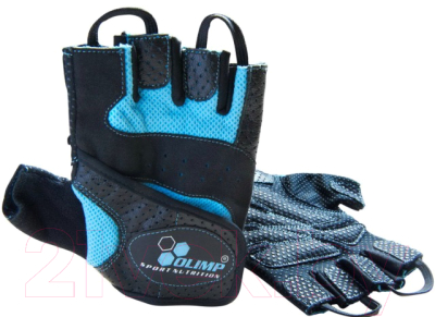 Перчатки для пауэрлифтинга Olimp Sport Nutrition Fitness Star Blue / I00004215 (р-р XS)