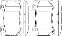 

Тормозные колодки, 0986494707
