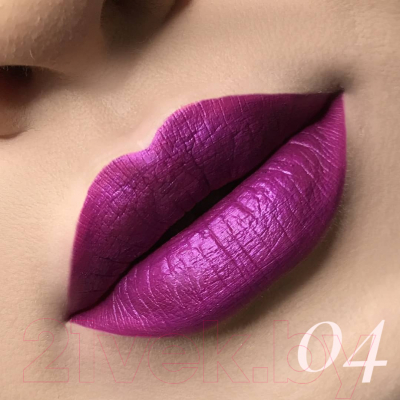

Жидкая помада для губ Relouis, Metallic Velvet тон 04