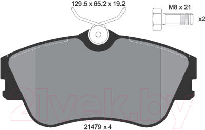 

Тормозные колодки Textar, 2147902