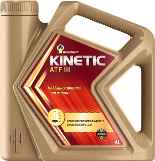 Трансмиссионное масло Роснефть Kinetic ATF III (4л)