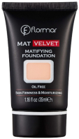 

Тональный крем Flormar, Mаt Velvet Matifying Foundation Матирующий тон 201
