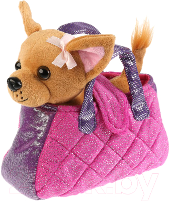 Мягкая игрушка MyFriends Собака в сиреневой сумочке / CT181166