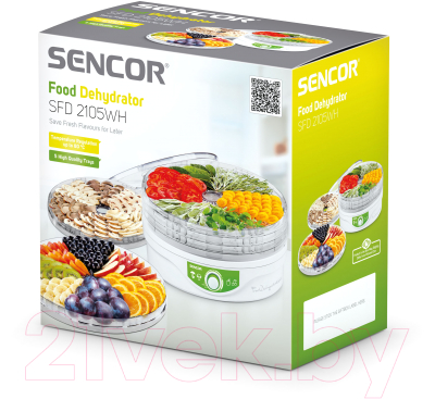 Сушилка для овощей и фруктов Sencor SFD 2105WH