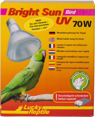Лампа для птиц Lucky Reptile Bright Sun Bird 70Вт / BSB-70