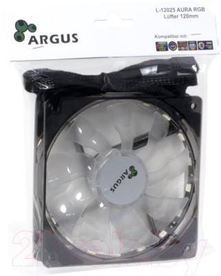 Вентилятор для корпуса Inter-Tech Argus L-12025 Aura RGB LED