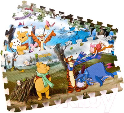 Коврик-пазл Играем вместе Disney Винни / FS-460