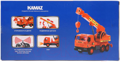 Радиоуправляемая игрушка Технопарк Автокран Камаз / WY1005K