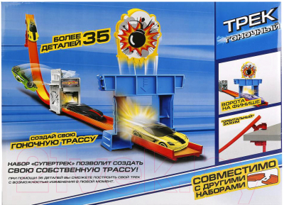 

Автотрек гоночный Технопарк, Мини Трек с машинкой / S2693-R