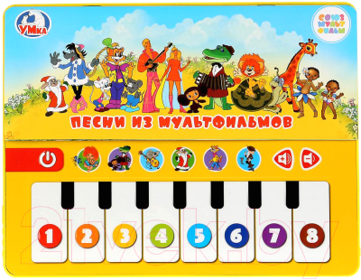 

Развивающая игрушка Умка, Развивающее пианино 12 песенок / HX82015-R99