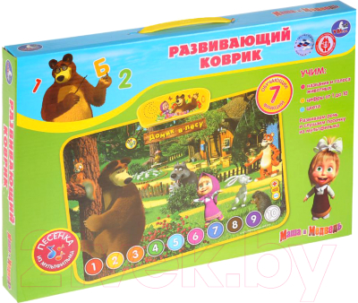 Развивающая игрушка Умка Маша И Медведь. Домик в лесу / HX1803-R2