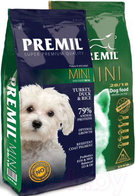 Сухой корм для собак Premil Mini (15кг)