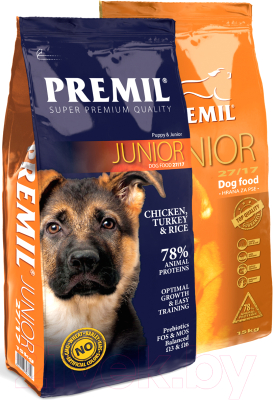 Сухой корм для собак Premil Junior (15кг)