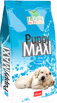 Сухой корм для собак Premil Herbal Puppy Maxi (12кг)