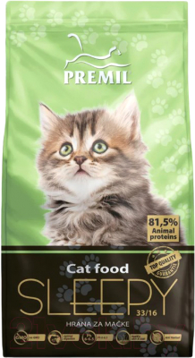 Сухой корм для кошек Premil Sleepy Super Premium (400г)
