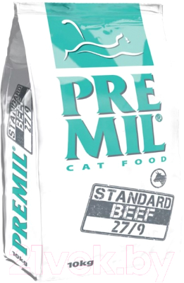 Сухой корм для кошек Premil Standard Beef (10кг)