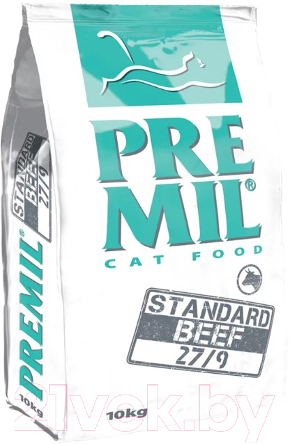 Сухой корм для кошек Premil Standard Beef