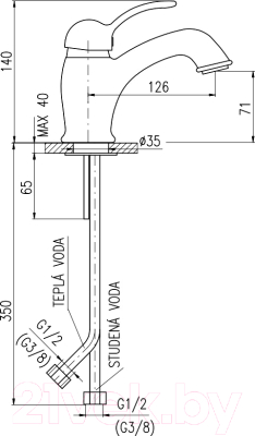 Смеситель Slezak RAV Labe L026.5