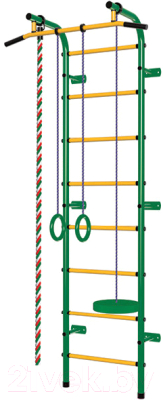 Детский спортивный комплекс Пионер С1Р (зеленый/желтый)