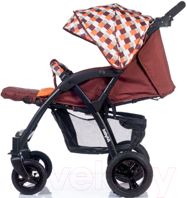 Детская прогулочная коляска Babyhit Travel Air (коричневый/оранжевый)