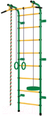 Детский спортивный комплекс Пионер С1НМ (зеленый/желтый)