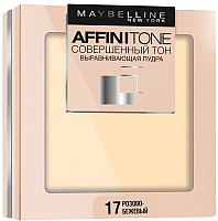 Пудра компактная Maybelline New York Affinitone Совершенный тон 17 (розово-бежевый) - 