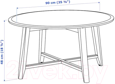 

Журнальный столик Ikea, Крагста 504.525.89