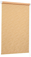 Рулонная штора Delfa Сантайм Жаккард Веда СРШ-01М 870 (48x170, абрикосовый) - 